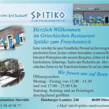 Spitiko – Griechisches Restaurant